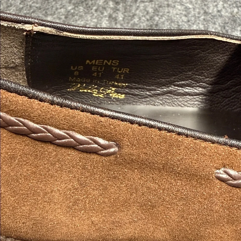 Velapais Elegant Brown Tassel Loafers for Men